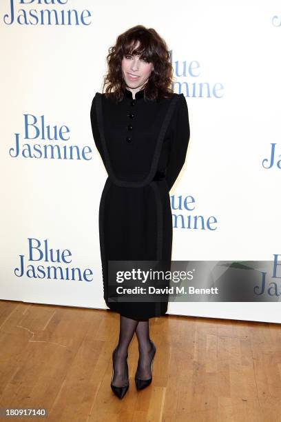Sally Hawkins attends the UK premiere of "Blue Jasmine" at Odeon West End on September 17, 2013 in London, England.