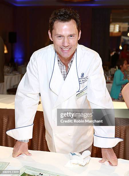 Actor Jeffrey Donovan attends Family Reach Foundation's 2nd Annual Cooking Live Fundraiser at Ritz Carlton Battery Park on September 17, 2013 in New...