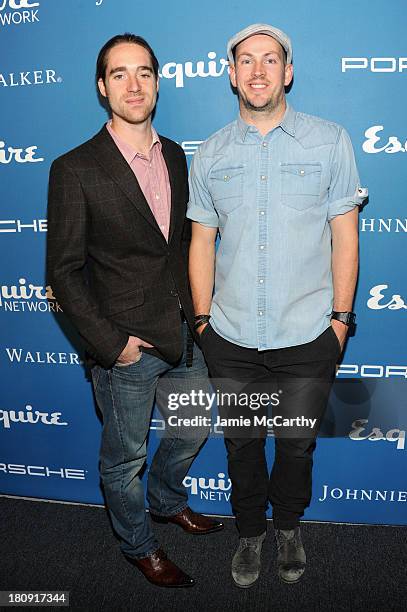 Personalities Martin Dickie and James Watt of BrewDog attend the Esquire 80th anniversary and Esquire Network launch celebration at Highline Stages...