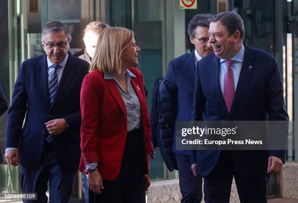 The Regional Minister of Education, Universities and Employment, Jose Antonio Rovira, the Government Delegate in the Valencian Community, Pilar...