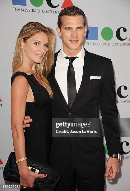 Matt Nordgren and guest attend the 2013 MOCA Gala at MOCA Grand Avenue on April 20, 2013 in Los Angeles, California.