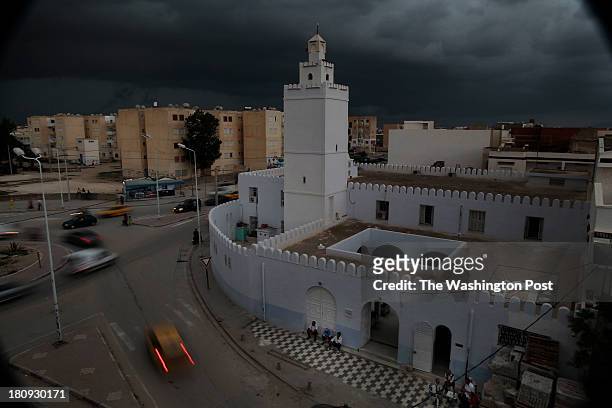 The Ibn Arafa mosque in the city of Kairouan. This city is one of the Salafist strongholds in Tunisia. On the last week of August 2013, the Tunisian...