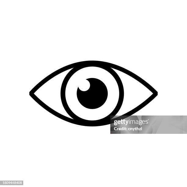 ilustrações de stock, clip art, desenhos animados e ícones de human eye icon solid style. vector icon design element for web page, mobile app, ui, ux design - olhos