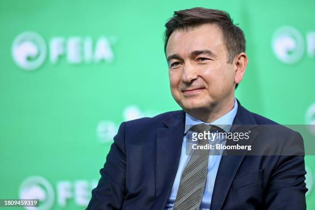 Christopher Guerin, chief executive officer of Nexans SA, during the International Economic Forum of the Americas conference in Paris, France, on...
