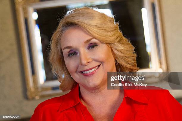 Author of 'The Girl: A Life in the Shadow of Roman Polanki' Samantha Geimer is photographed for Los Angeles Times on September 6, 2013 in Henderson,...