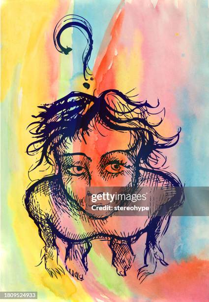 directionless - third world poverty stock illustrations