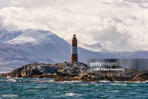 lighthouse - ushuaia stock-fotos und bilder