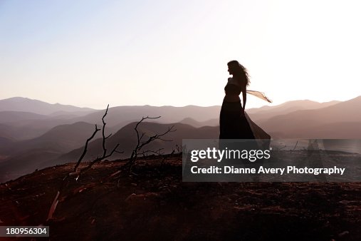 Silhouette of woman Silhouette of woman