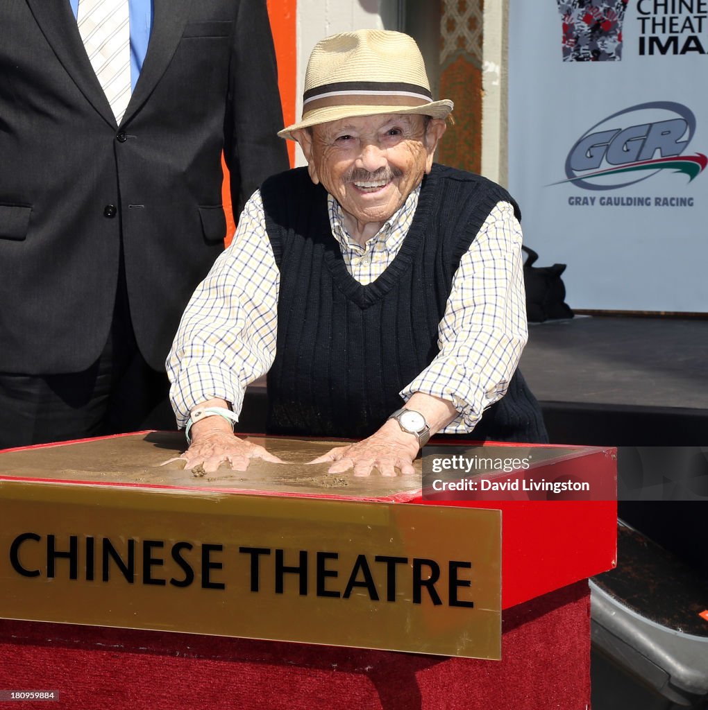 Jerry Maren Immortalized With Hand And Footprint Ceremony At The TCL Chinese Theatre