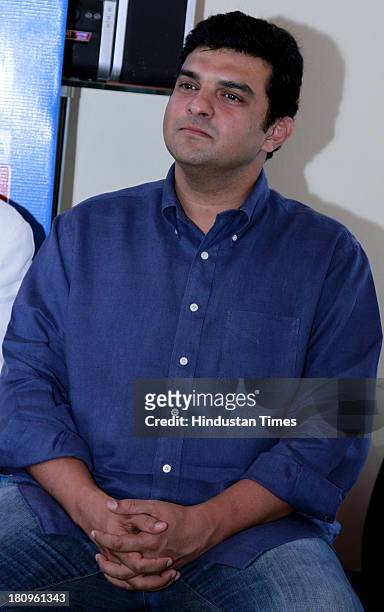 Bollywood Film Producer Siddharth Roy Kapur during an exclusive interview for promotion of upcoming movie Lunch Box at HT House on September 16, 2013...
