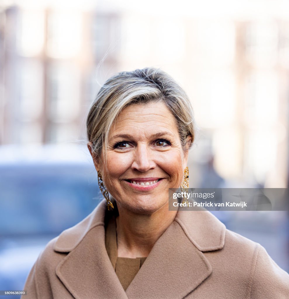 Queen Maxima Of Netherlands Attends A Meeting About Financial Inclusion In The Hague