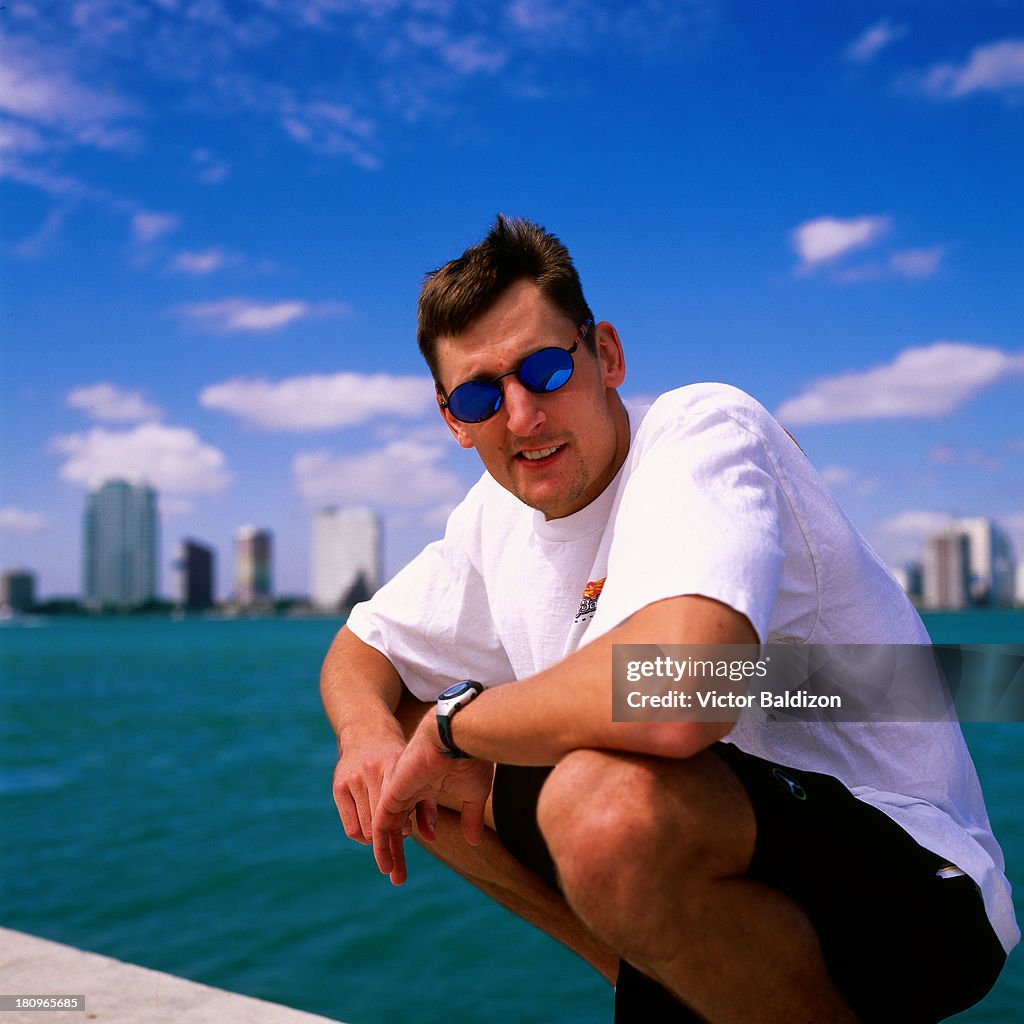 Brent Barry - Miami Heat Portrait Shoot