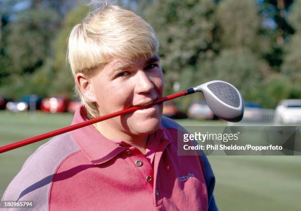 John Daly of the United States during the World Match Play Golf Championship held at the Wentworth Golf Club in Surrey, circa 1993.