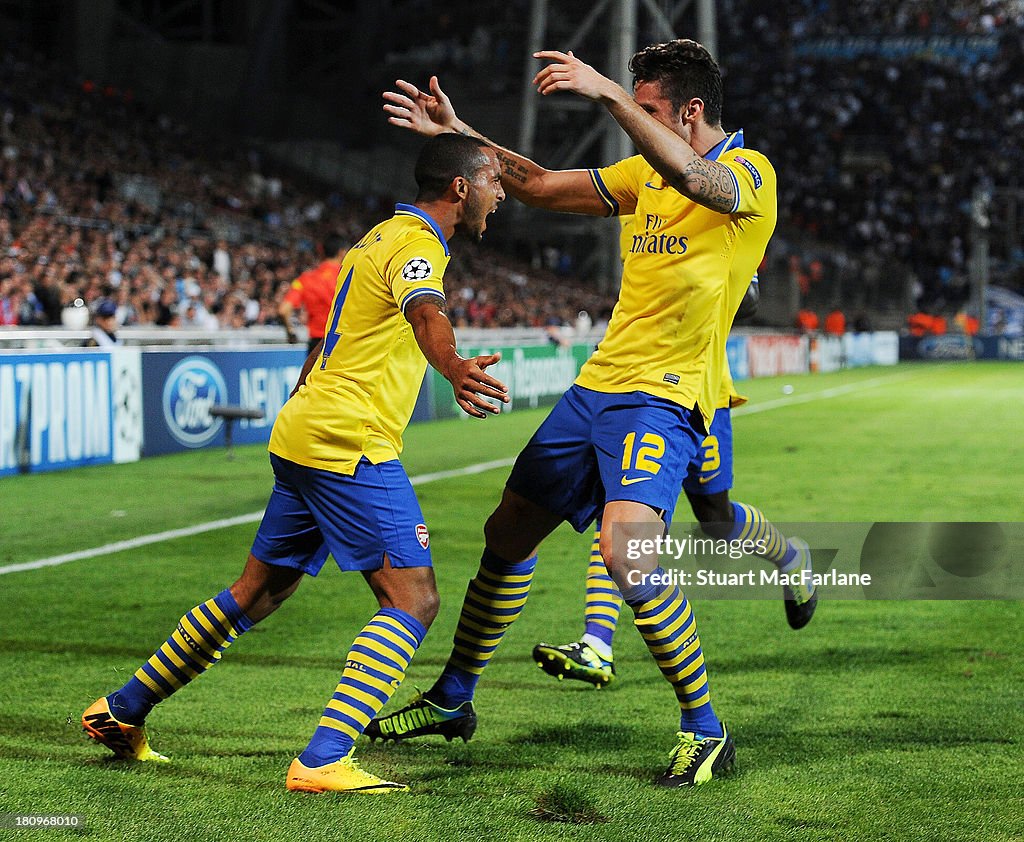 Olympique de Marseille v Arsenal - UEFA Champions League