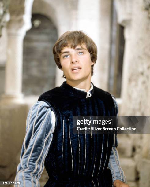 British actor Leonard Whiting as Romeo, in 'Romeo And Juliet', directed by Franco Zeffirelli, 1968.
