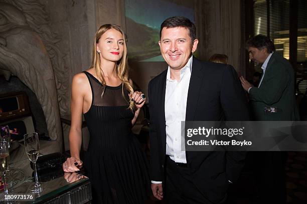 Oleg Baibakov attends the dinner celebrating the opening of Vadim Zakharov's "Dead Languages Dance" special project as part of the 5th Moscow Modern...