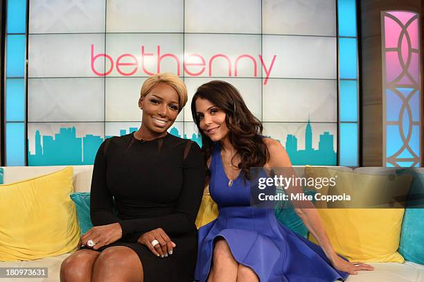 NeNe Leakes and Bethenny Frankel on the set of 'Bethenny' with special guests NeNe Leakes, Miss America, Heather Dubrowm, Bevy Smith and Nicole Byer...