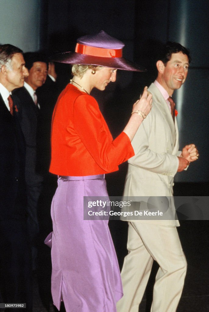 Diana And Charles In Hong Kong