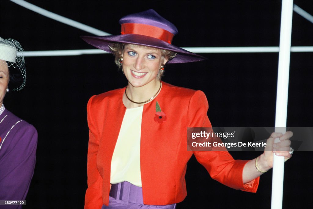 Princess Diana In Hong Kong