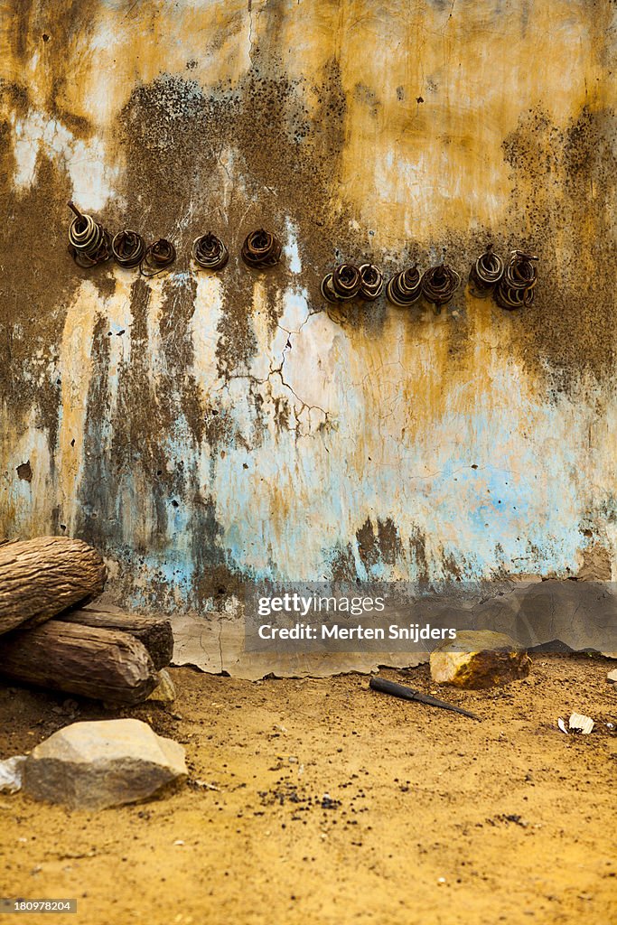 Wall Ritual Ritual Offerings Hanging On Old Wall High-Res Stock Photo - Getty Images