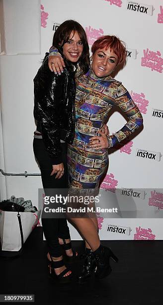 Owner Willa Keswick and Jaime Winstone attend the launch party for Village Bicycle Brick Lane on September 18, 2013 in London, England.>>