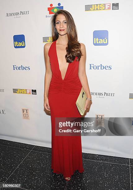 Personality Kaitlin Monte attends the 11th BrazilFoundation NYC Gala at Museum of Modern Art on September 18, 2013 in New York City.