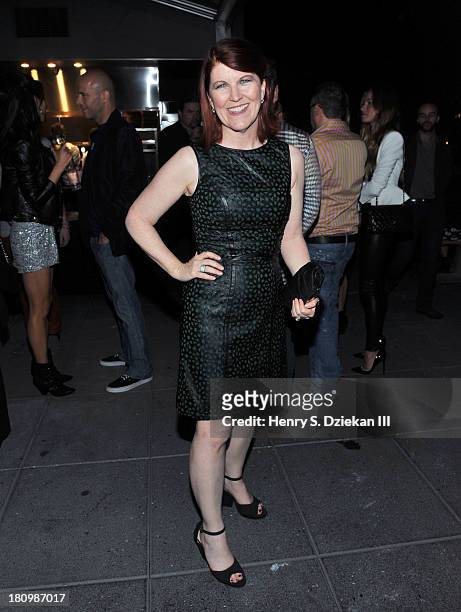 Kate Flannery attends the Ferrari & The Cinema Society screening of "Rush" after part at Hotel Americano on September 18, 2013 in New York City.