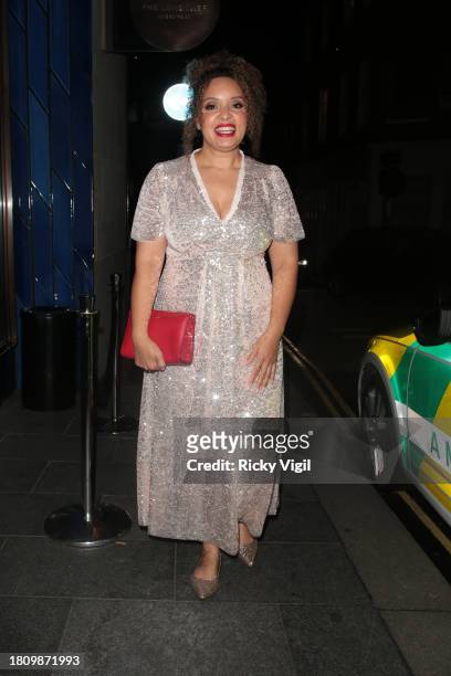 Pandora Christie seen attending Global's Make Some Noise Night Gala at The Londoner Hotel on November 21, 2023 in London, England.