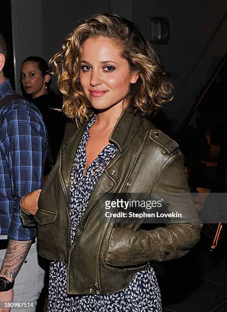 Actress Margarita Levieva attends the after party for a special screening of "Rush" hosted by Ferrari And The Cinema Society at Hotel Americano on...