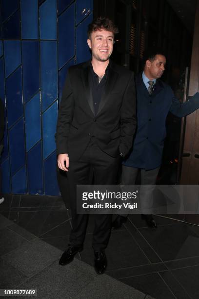 Roman Kemp seen attending Global's Make Some Noise Night Gala at The Londoner Hotel on November 21, 2023 in London, England.