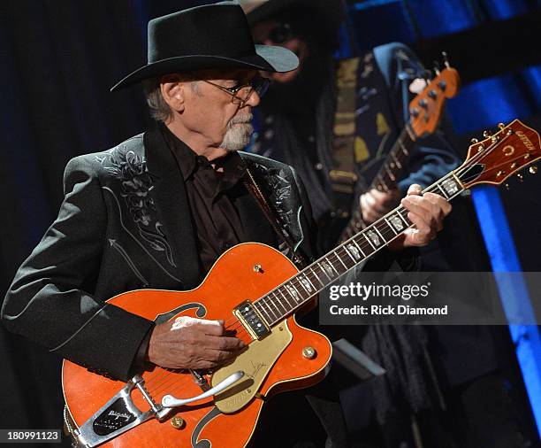 Duane Eddy performs at the 12th Annual Americana Music Honors And Awards Ceremony Presented By Nissan on September 18, 2013 in Nashville, Tennessee.