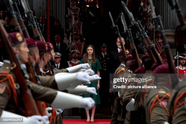 Madrid, Spain; .- King, accompanied by Queen Letizia and the Princess of Asturias, opens the fifteenth legislature of Spain with a speech in the...