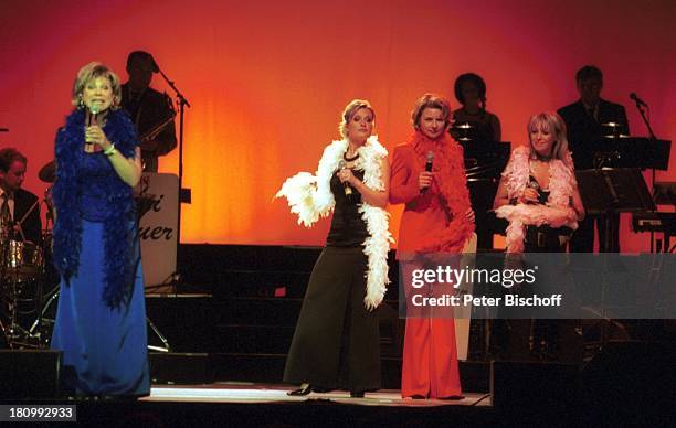 Marianne Hartl, Bianca App, Mitglied bei "Die Schäfer", Angela Wiedl, Rosanna Rocci, , Tournee "Lustige Musikanten", "Bremer Stadthalle", Bremen, ,...