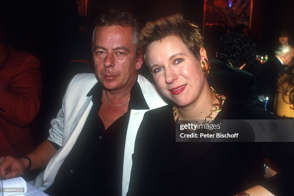 Doris Dörrie und Ehemann Helge Weindler, "Deutscher Filmball 1992