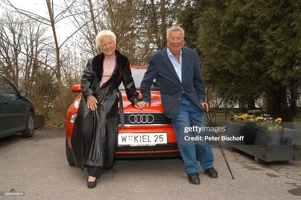 Heinz Reincke (Schauspieler) mit Ehefrau Elfi Reincke, Schärding