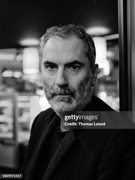 Film Director Xavier Giannoli poses for a portrait shoot on November 16, 2023 in Paris, France.