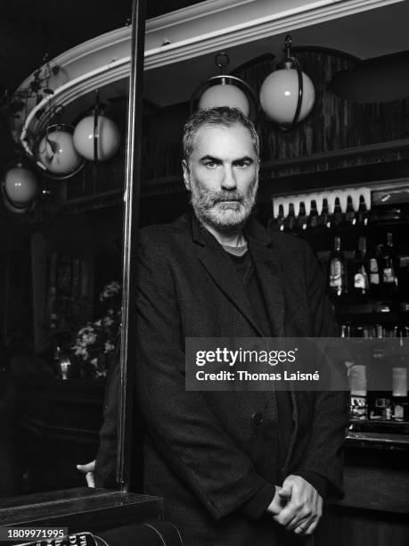 Film Director Xavier Giannoli poses for a portrait shoot on November 16, 2023 in Paris, France.