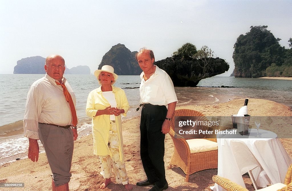 Udo Thomer, Angelika Milster, Nikolaus Paryla (v.l.n.r.), ZDF-R