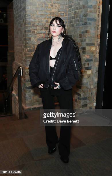 Kenya Grace attends the inaugural Rolling Stone UK Awards at The Roundhouse on November 23, 2023 in London, England.