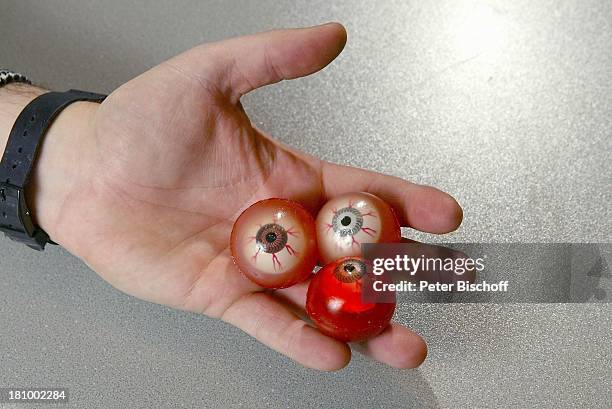 Glibber Augen, Erfurther Scherzartikel-Fabrik, Hamburg, , Auge, Hand, Horror, Scherzartikelfabrik, Silvester,