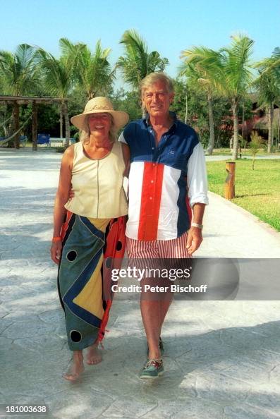 Catrina Rauch Siegfried Rauch, Ehefrau Karin Rauch, am Rande der Dreharbeiten zur ...