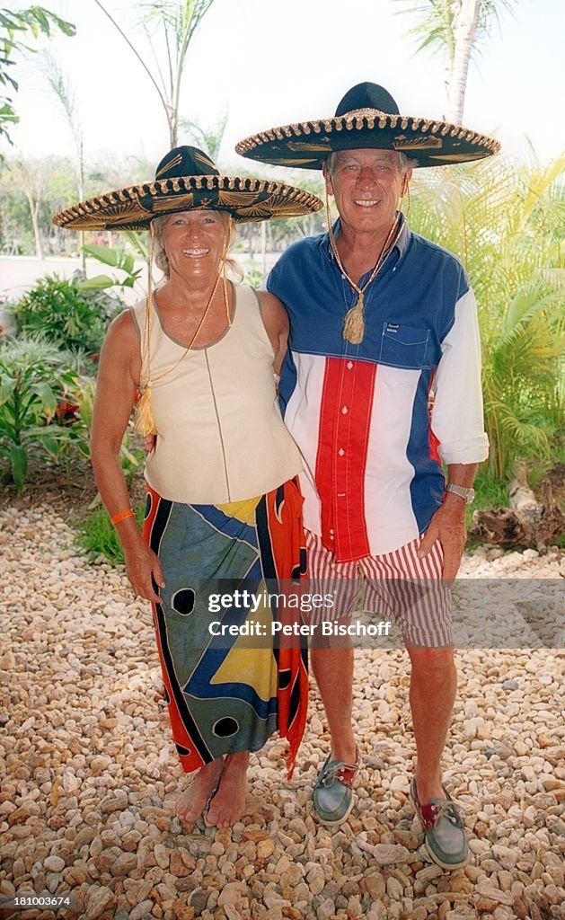 Catrina Rauch Siegfried Rauch, Ehefrau Karin Rauch, am Rande der Dreharbeiten zur ...