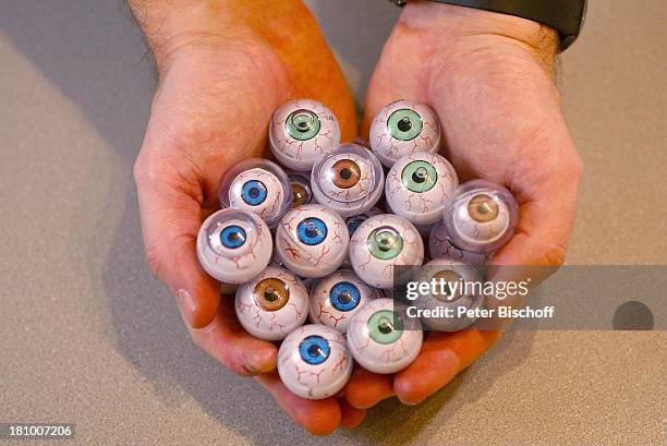 Glibber Augen, Erfurther Scherzartikel-Fabrik, Hamburg, , Auge, Hand, Horror, Scherzartikelfabrik, Silvester,