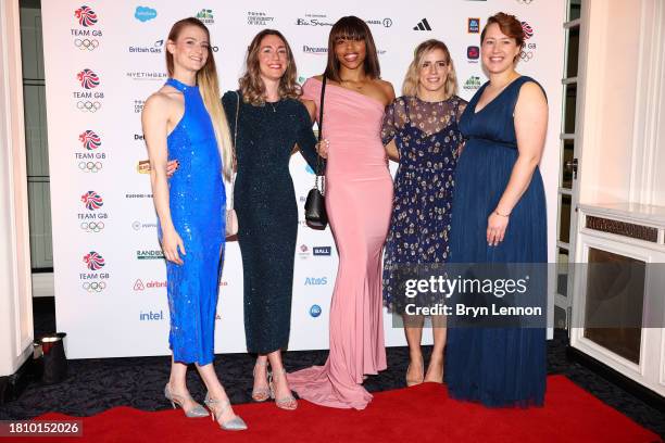 Gymnast Bryony Page, swimmer Lizzie Simmonds, long jumper Abigail Irozuru, retired weightlifter Emily Godley and former skeleton racer Lizzy Yarnold...