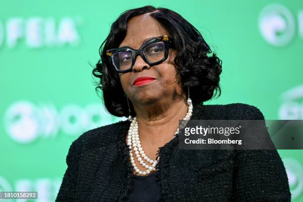 Reta Jo Lewis, president of the US Export-Import Bank, during the International Economic Forum of the Americas conference in Paris, France, on...