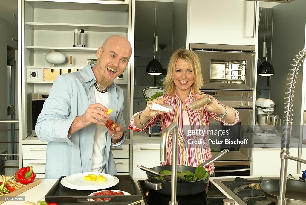 Ralf Zacherl (PRO7-Star-Koch), Tina Ruland, ARD-Koch-Show: 'Verf