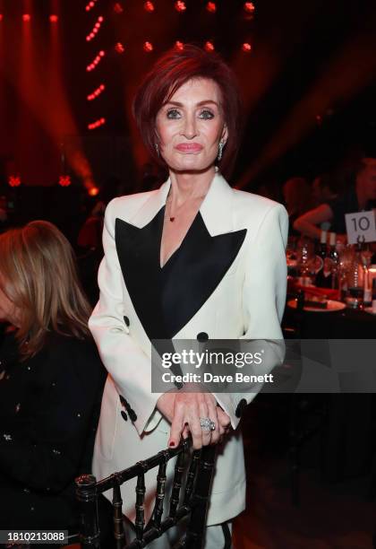 Sharon Osbourne poses backstage during the inaugural Rolling Stone UK Awards at The Roundhouse on November 23, 2023 in London, England.