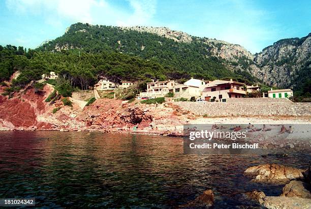 Port de Valldemosa/Mallorca/Balearen/Spanien, Europa, Reise, 23.5.2003, Insel, Strand, Küste, baden, Sonnen baden, sonnen, Meer, Mittelmeer,