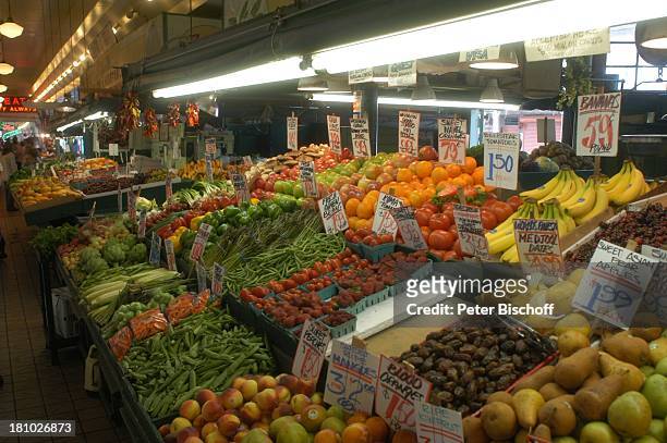 Seattle, "Pike Place"-Markt, Gemüse, Obst, Einkaufen, Bundesstaat Washington, USA, Amerika, Nordamerika, Reise, 532/2003,
