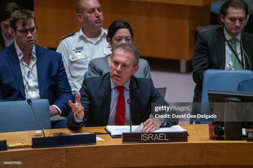 United Nations Security Council Meets On Israel Hamas War
